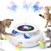 orsda 3-in-1 automatic interactive electronic cat toy with feather fluttering butterfly usb rechargeable