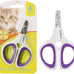Pet Nail Clippers for Cats, Kittens, Small Dogs and Rabbits, Stainless Steel, Pink, Easy to Use
