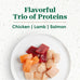 nutro ultra adult dog food with chicken lamb and salmon protein trio 4lb bag