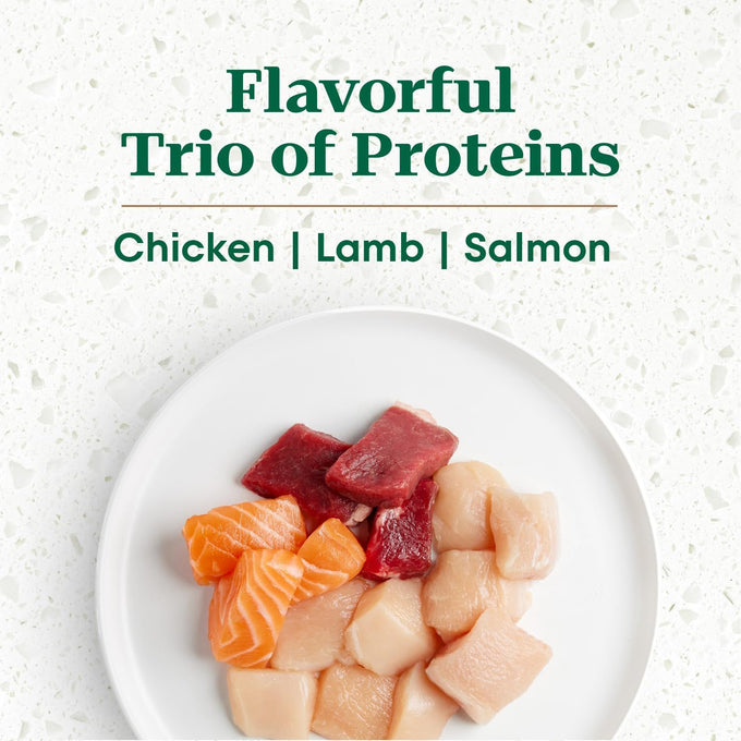 nutro ultra adult dog food with chicken lamb and salmon protein trio 4lb bag