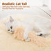 Potaroma Cat Toys 3-Pack Soft Plush Crinkle Sound Catnip Pillows Interactive Kitten Kickers