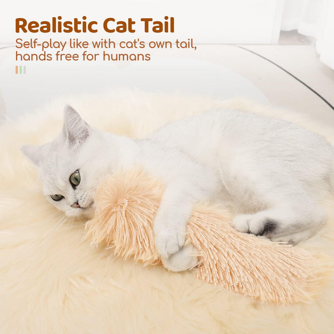 Potaroma Cat Toys 3-Pack Soft Plush Crinkle Sound Catnip Pillows Interactive Kitten Kickers