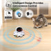 orsda 2-in-1 interactive automatic motion activated cat laser toy with feathers and usb rechargeable