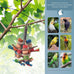 Bissap Bird Chew Toys, Natural Bark Corncob Nuts Parrot Toys for Conure Cockatoo Parakeet Budgies Cockatiel Lovebirds Pets
