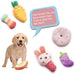 SZKOKUHO 9 Pack Small Dog Squeaky Plush Toys, variety colors, cute designs for puppies and small dogs