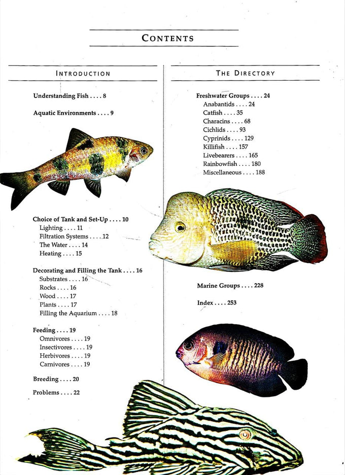 Illustrated encyclopedia of aquarium fish, hardcover, 1995 edition, 1st January