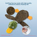 1Wild Duck, Small Squeaky Dog Toy with Soft Durable Fabric for Small Pets Interactive Toy for Indoor Play
