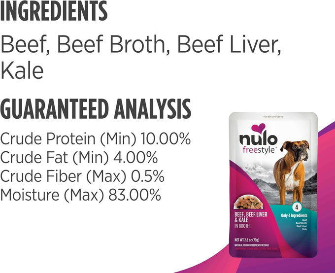 Nulo Freestyle Variety Flavor Grain-Free Puppy & Dog Food Topper