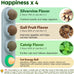 Potaroma 4 Catnip Silvervine Ball Toys: Natural, Non-Toxic, Edible, Teeth Cleaning, Dental Wall Treats for All Breeds, Extra Cat Energy Ball