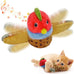 Flapping Wings Sparrow Catnip Toy, Touch Activated, Rechargeable, Chirping Bird Interactive Toy for Kittens and Small Dogs
