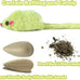 meohui 12pcs rattle cat mouse toys with faux fur, 2.36" mice body size, prefilled catnip for indoor cats play
