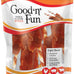 Good 'n' Fun Triple Flavor Wings Chews for All Dogs, 12 Ounces, Chicken, Pork Hide, and Beef Hide