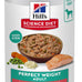 Hill's Science Diet Adult Perfect Weight Wet Dog Food, Hearty Vegetables & Salmon Stew, 12.5 oz. Cans, 12-Pack