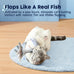 potaroma cat toys flopping fish with catnip automatic motion sensor 10.5 inches