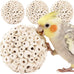 Soft Sola Atta Ball Bird Toy - Bird Foraging Toy for Sharpening Claws and Beaks for Small Birds, 6PCS, 2.36''