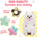 XIUGOAL 23 Pack Pink Puppy Toys for Female Puppies with Teething, Interactive Dog Toys and Ropes
