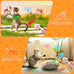 Cat Fetch Toy Disc Launcher with 6 Soft & Flexible Discs, Glow-in-the-Dark, Indoor Use