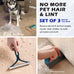 Pet Hair Remover 3-Pack: Copper, Silicone, and Y-Shaped Scrapers for Carpets, Clothes, and Furniture