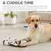 outward hound charming pet cuddle tugs cow plush squeaky dog toy 26 inches durable