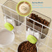 lemtrflo rabbit feeder for cage hanging automatic cat feeder water dispenser ferret cage accessories