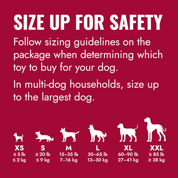Kong classic red rubber stuffable dog toy for large dogs, treat-filling and erratic bounce