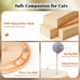 Lmugoos Cat Scratcher Natural Sisal Scratching Pad with Ball Track Spring Ball for Kitten Exercise Toy