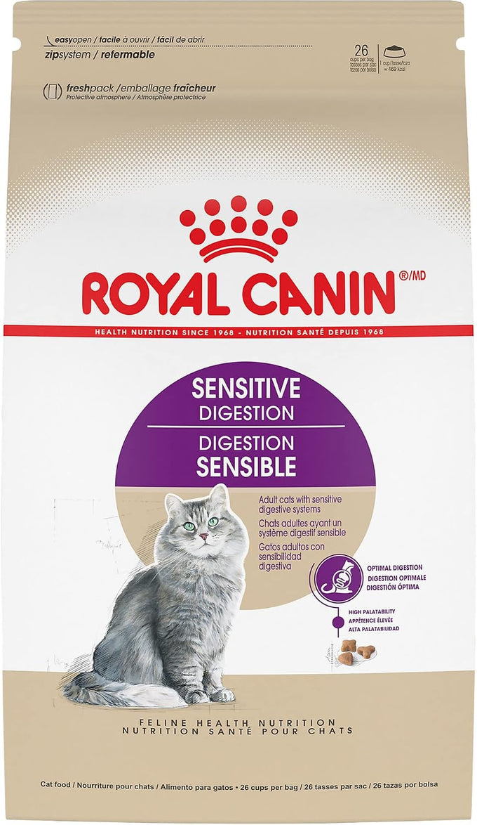 Royal Canin Feline Health Nutrition Sensitive Digestion Adult Dry Cat Food, 7 lb Bag