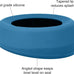 Kurgo Splash Free Wander Water Bowl 24 Ounces Coastal Blue Portable No Mess Dog Travel Bowl