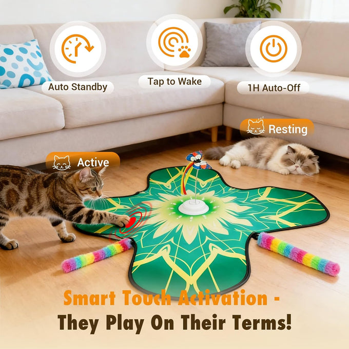 hide-and-seek-cat-toy-mat-3-in-1-interactive-cat-toys-for-indoor-cats-with-fluttering-butterfly-moving-concealed-feathers