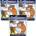 Cat Dancer Original Interactive Cat Toy, Pack of 3, 35" Spring Steel Wire with Cardboard Paper Twists, Made in USA