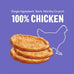 Three Dog Bakery Bark'N Crunch! Chicken Chips 4 oz Grain Free High Protein Treats for Dogs