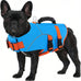 Asenk Dog Life Jacket for Swimming, Boating, Reflective & Adjustable, Small to Large Dogs, Blue, Size S