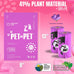 PET N PET Poop Bags, 288 Count Lavender Scented, 38% Plant Based, USDA Certified, Dog Waste Bags with Leash Dispenser