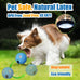holyteed soft latex squeaky dog balls for medium breeds, 6pcs, 2.31*2.16
