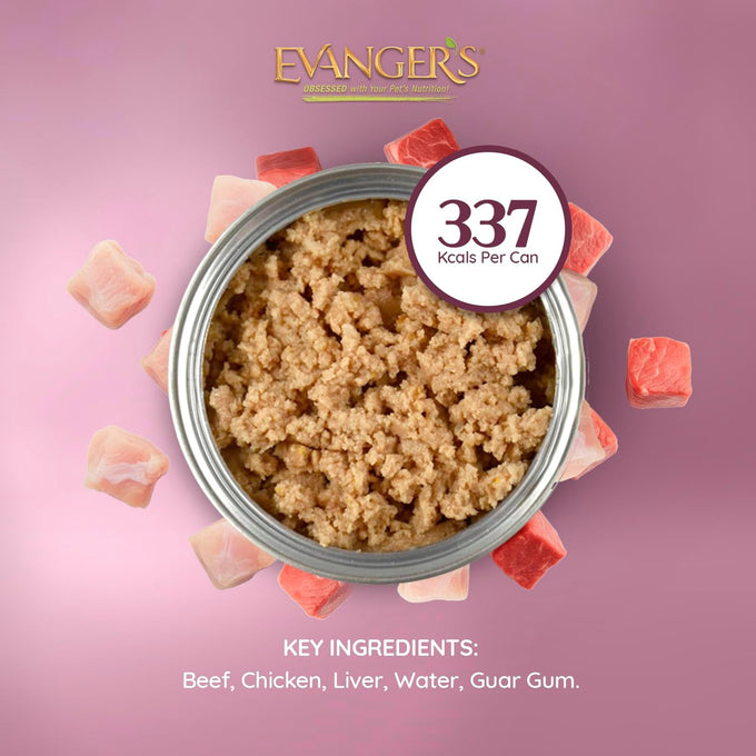 Evanger's Heritage Classic Beef with Chicken & Liver Wet Dog Food
