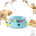 potaroma cat toys 3in1 automatic interactive kitten toy bright white