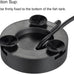 Carefree fish tank air stone with 2-inch air stone and 3ft silicone tubing for freshwater and saltwater aquariums
