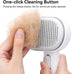 Aumuca Stainless Steel Cat Brush for Shedding, Indoor Cats, Long or Short Haired Cats, Cat Grooming, Massage, and Hair Removal