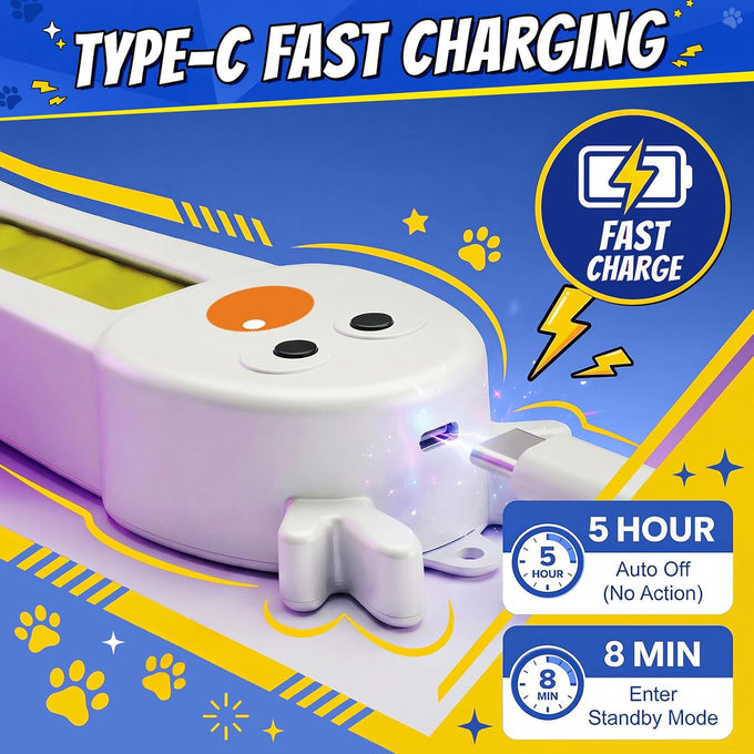 Furry Friend Interactive Automatic Cat Toy with Motorized String Action