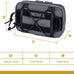 onetigris edc horizontal molle pouch for tool treat med - 500d nylon - tactical black coyote brown