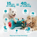 knitly rigid nylon adjustable treat dispensing dog toy for large and small breeds