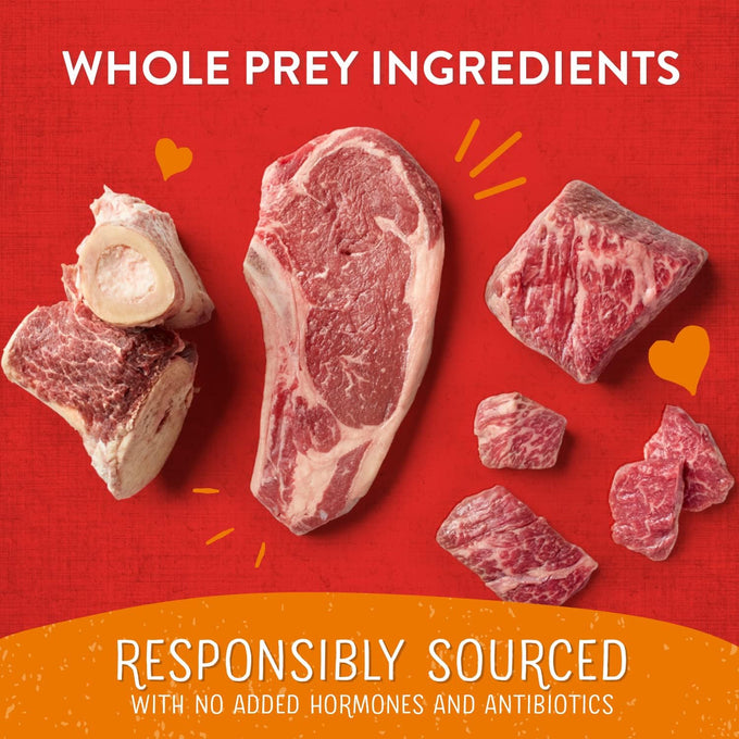 Stella & Chewy's Freeze-Dried Raw Wild Weenies Dog Treats, High-Protein, All-Natural, Grass-Fed Beef