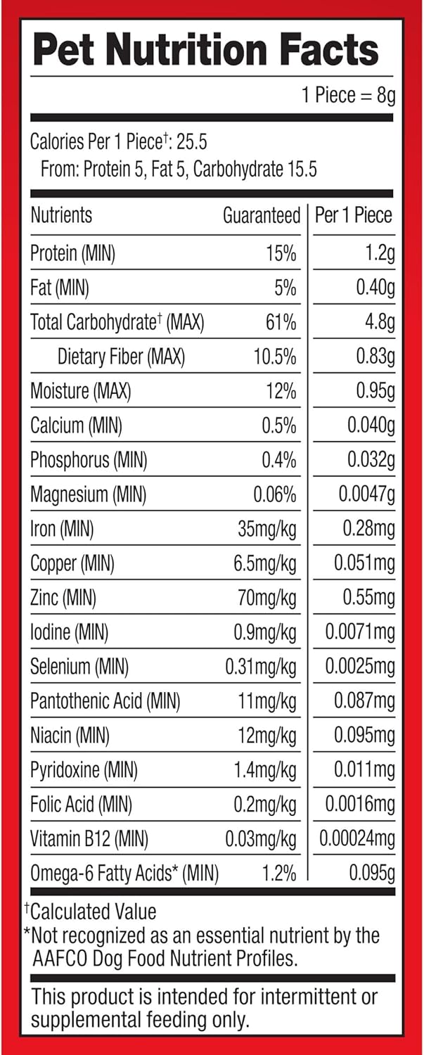 Milk-Bone Flavor Snacks dog treats, small biscuits, 24-ounce box, 5 natural flavors, 15% protein