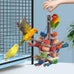 Bissap Bird Chew Toys, Natural Bark Corncob Nuts Parrot Toys for Conure Cockatoo Parakeet Budgies Cockatiel Lovebirds Pets