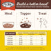 primal freeze dried raw dog food nuggets, rabbit, 14 oz, complete and balanced meal, grain free, high protein