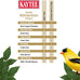 Kaytee no mess finch seed and nyjer blend, 8 pounds, attracts goldfinches and chickadees