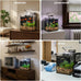 2.2 Gallon Ultra-Clear Nano Aquarium Starter Kit with LED Light and Filter
