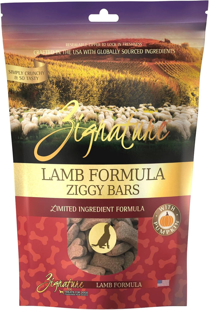 Zignature limited ingredient formula biscuits whitefish dog treats, 12 oz, crunchy texture, bone shape
