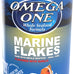 Omega One Garlic Marine Flakes for saltwater fish, 5.3 oz, sinking flakes with omega 3 fatty acids and natural color enhancers