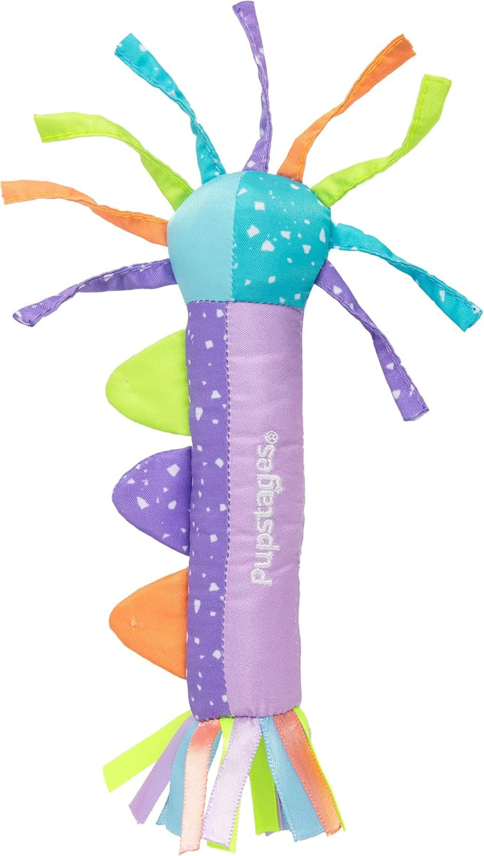 Cutie Chewies Hedgehog Dental Dog Chew Toy for Teething Puppies & Small Dogs Multi-Textured & Durable